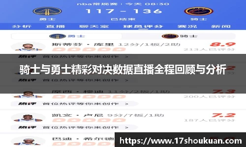 骑士与勇士精彩对决数据直播全程回顾与分析
